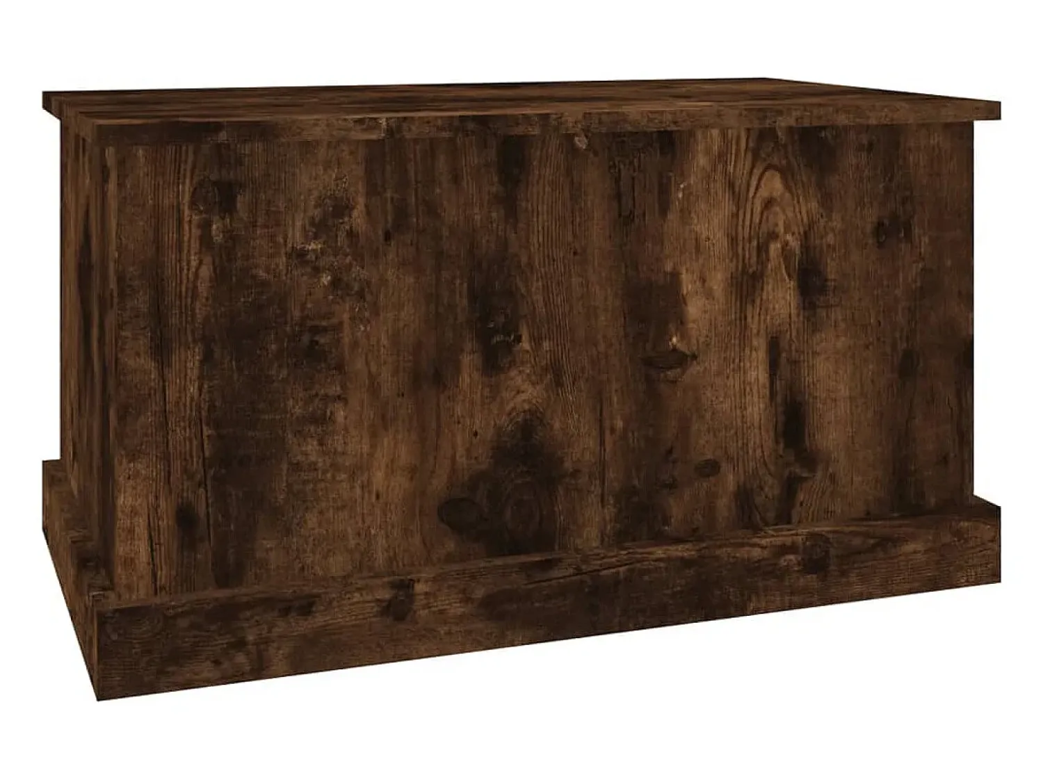 Caixa de arrumação 70x40x38 cm deriv. madeira carvalho fumado PT989580^ Acessórios De Arrumação
