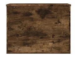 Clearance Caixa de arrumação 60x42x46 cm deriv. madeira carvalho fumado PT118749 Castanho