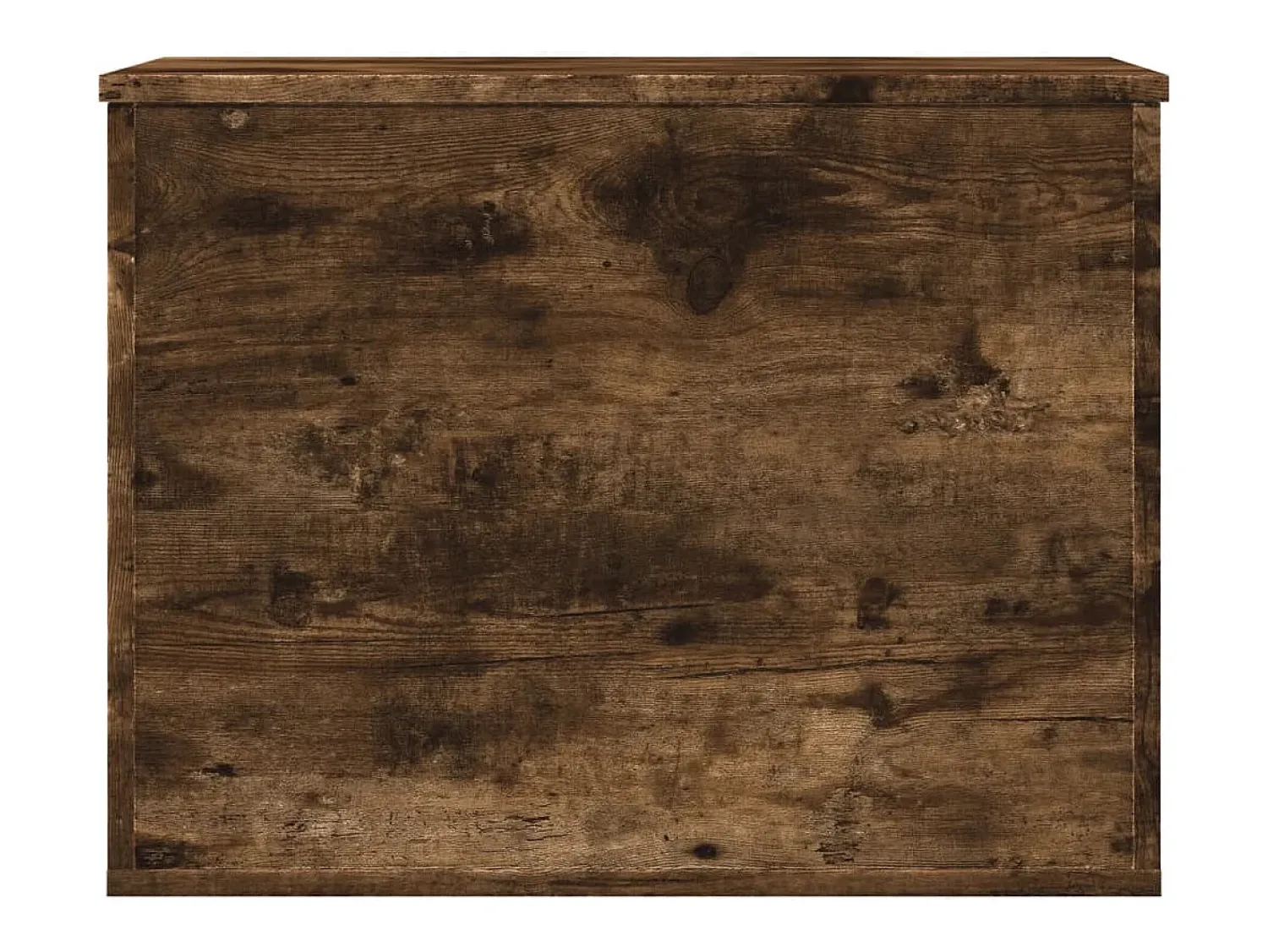 Clearance Caixa de arrumação 60x42x46 cm deriv. madeira carvalho fumado PT118749 Castanho