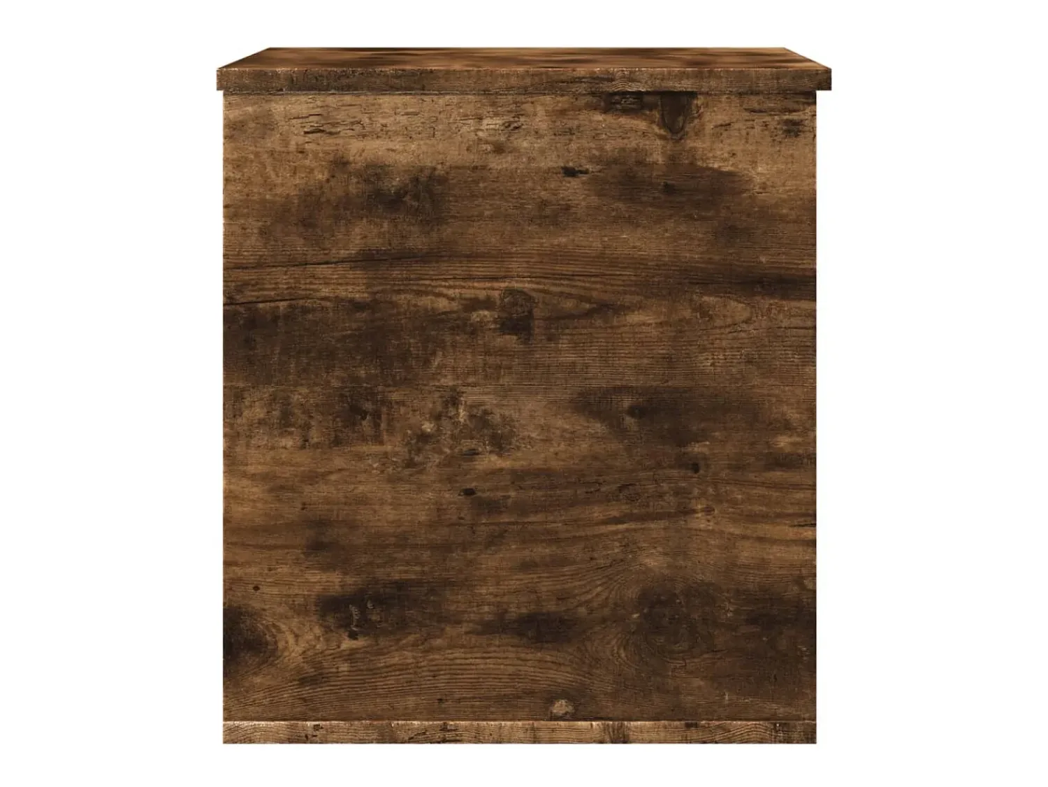 Clearance Caixa de arrumação 60x42x46 cm deriv. madeira carvalho fumado PT118749 Castanho