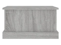 Acessórios De Arrumação*vidaxl Caixa de arrumação 50x30x28 cm derivados madeira cinza sonoma Cinzento