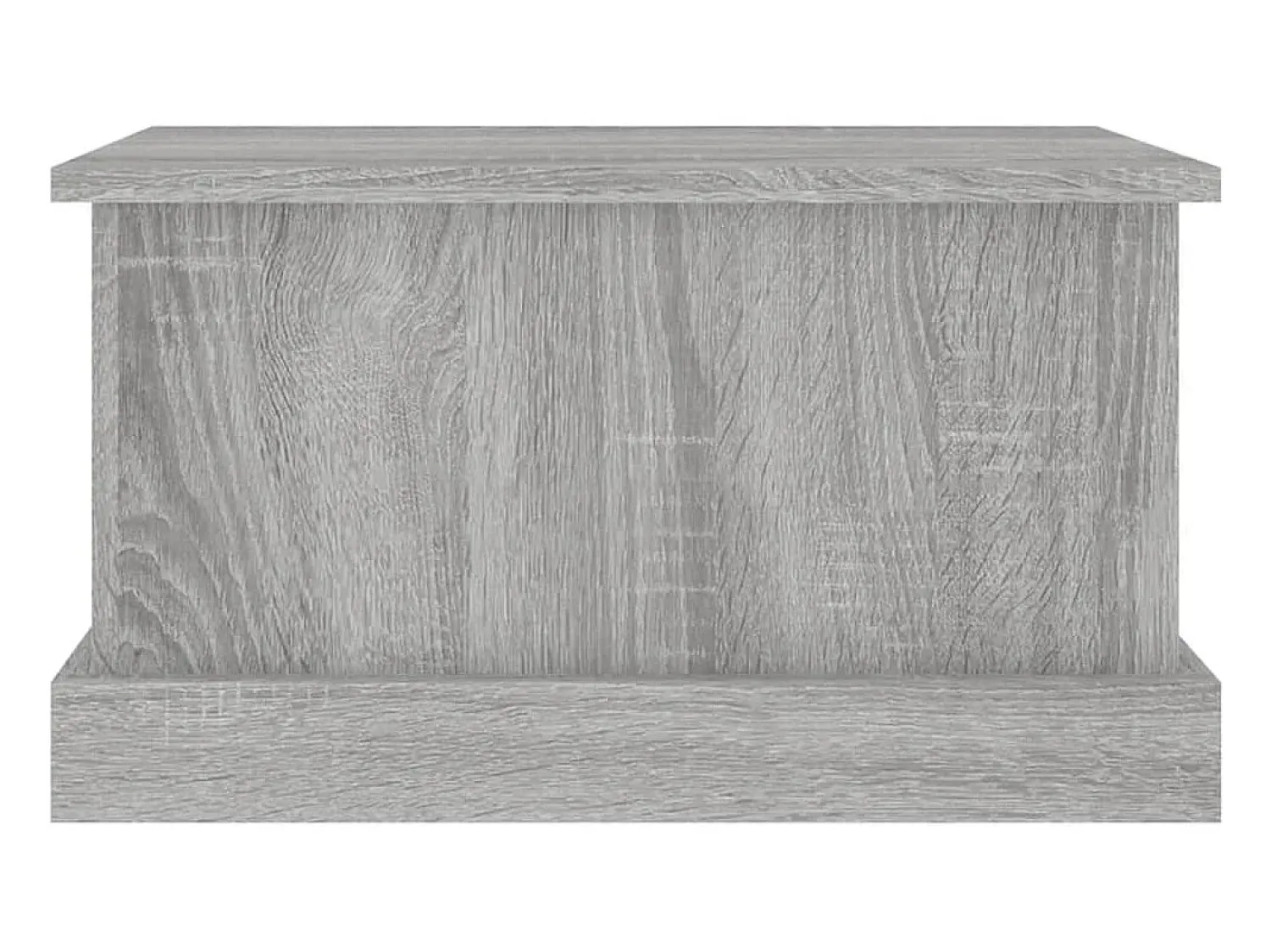 Acessórios De Arrumação*vidaxl Caixa de arrumação 50x30x28 cm derivados madeira cinza sonoma Cinzento