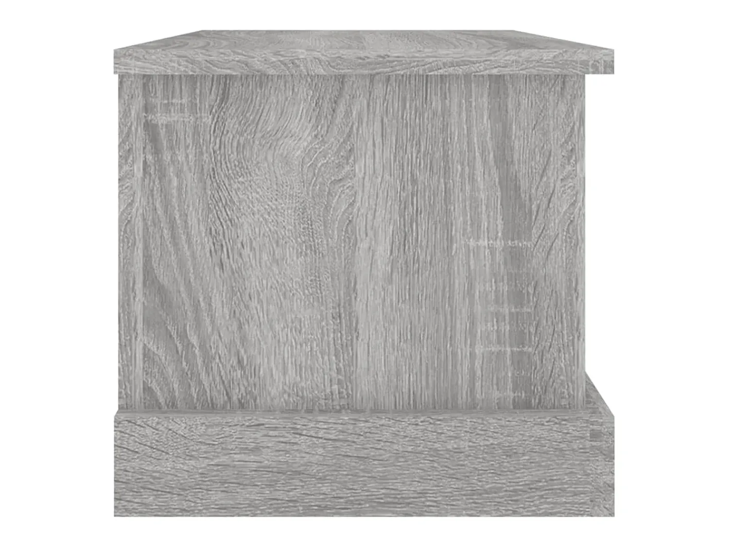 Acessórios De Arrumação*vidaxl Caixa de arrumação 50x30x28 cm derivados madeira cinza sonoma Cinzento