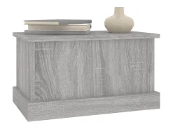 Acessórios De Arrumação*vidaxl Caixa de arrumação 50x30x28 cm derivados madeira cinza sonoma Cinzento