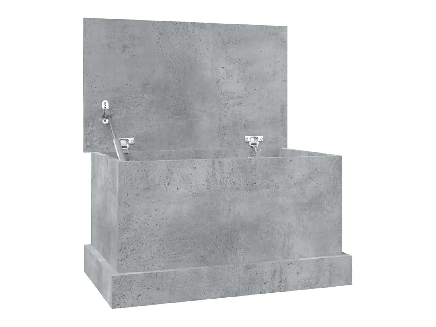 Caixa de arrumação 50x30x28 cm derivados madeira cinza cimento PT311446^ Acessórios De Arrumação