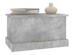Caixa de arrumação 50x30x28 cm derivados madeira cinza cimento PT311446^ Acessórios De Arrumação