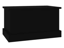 Acessórios De Arrumação| Caixa de arrumação 50x30x28 cm derivados de madeira PT973177 Preto