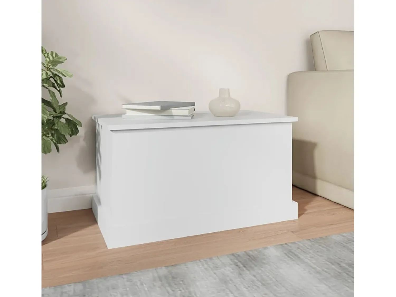 Acessórios De Arrumação* Caixa de arrumação 70x40x38 cm derivados de madeira PT137334 Branco