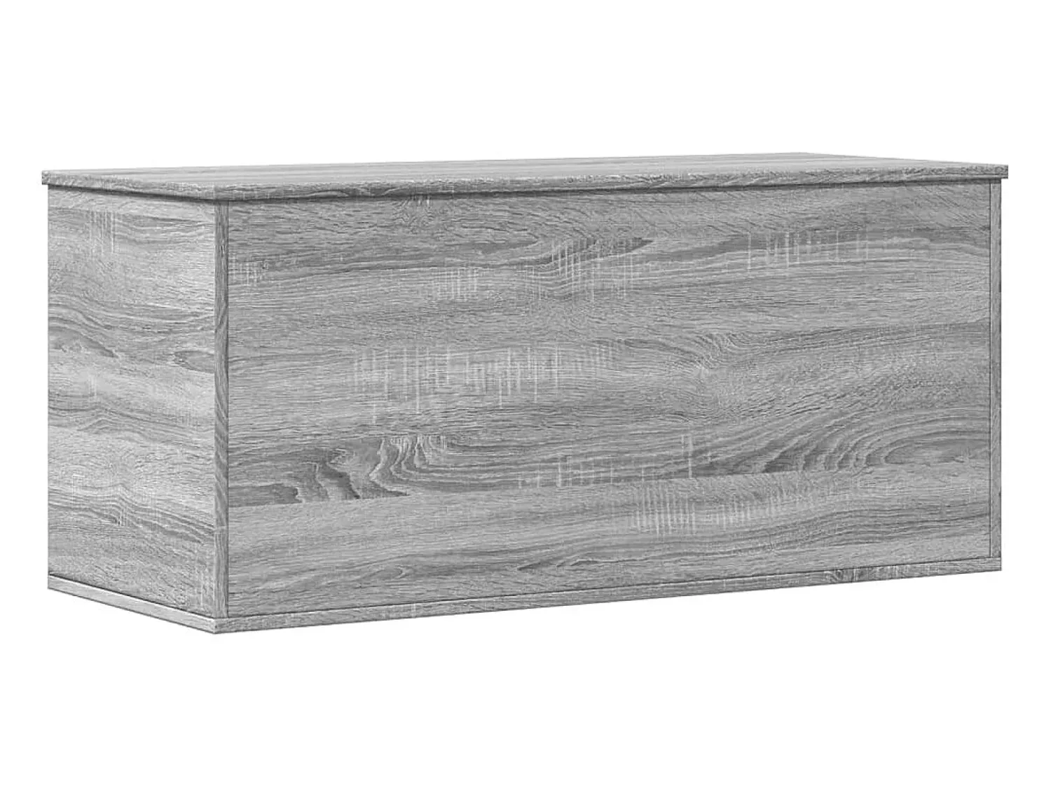Acessórios De Arrumação| Caixa de arrumação 100x42x46 cm derivados madeira cinza sonoma PT676854 Cinzento