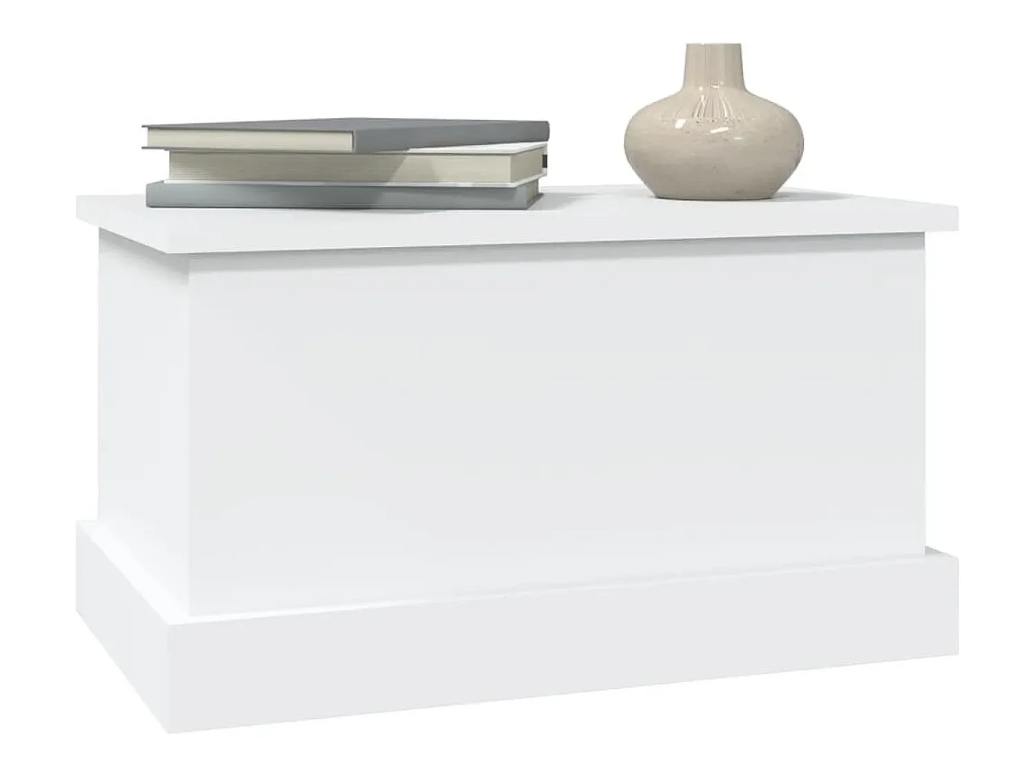 Acessórios De Arrumação| Caixa de arrumação 50x30x28 cm derivados de madeira PT585850 Branco