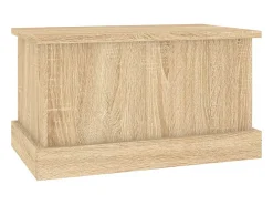 Caixa de arrumação 50x30x28 cm deriv. madeira carvalho sonoma PT533293^ Acessórios De Arrumação