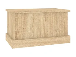 Caixa de arrumação 50x30x28 cm deriv. madeira carvalho sonoma PT533293^ Acessórios De Arrumação