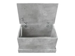Acessórios De Arrumação|vidaxl Caixa de arrumação 50x30x28 cm derivados madeira cinza cimento Cinzento