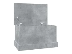 Acessórios De Arrumação|vidaxl Caixa de arrumação 50x30x28 cm derivados madeira cinza cimento Cinzento