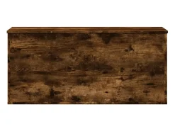 Clearance Caixa de arrumação 100x42x46 cm deriv. madeira carvalho fumado PT251608 Castanho