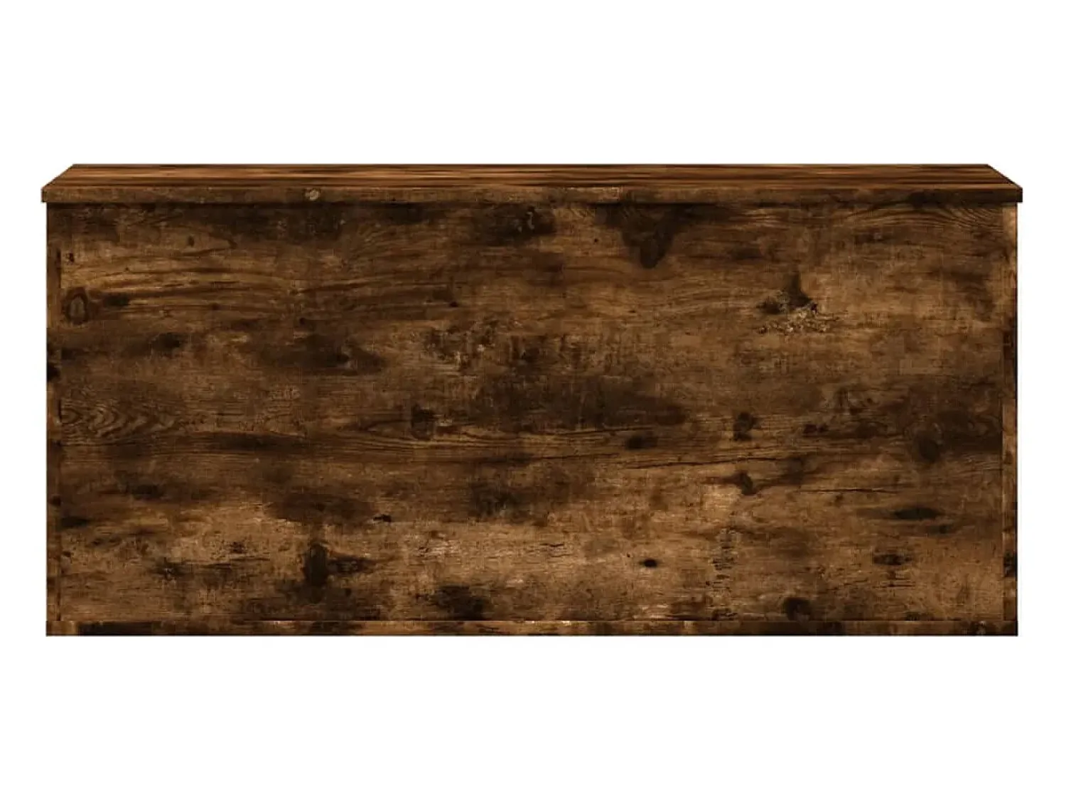 Clearance Caixa de arrumação 100x42x46 cm deriv. madeira carvalho fumado PT251608 Castanho