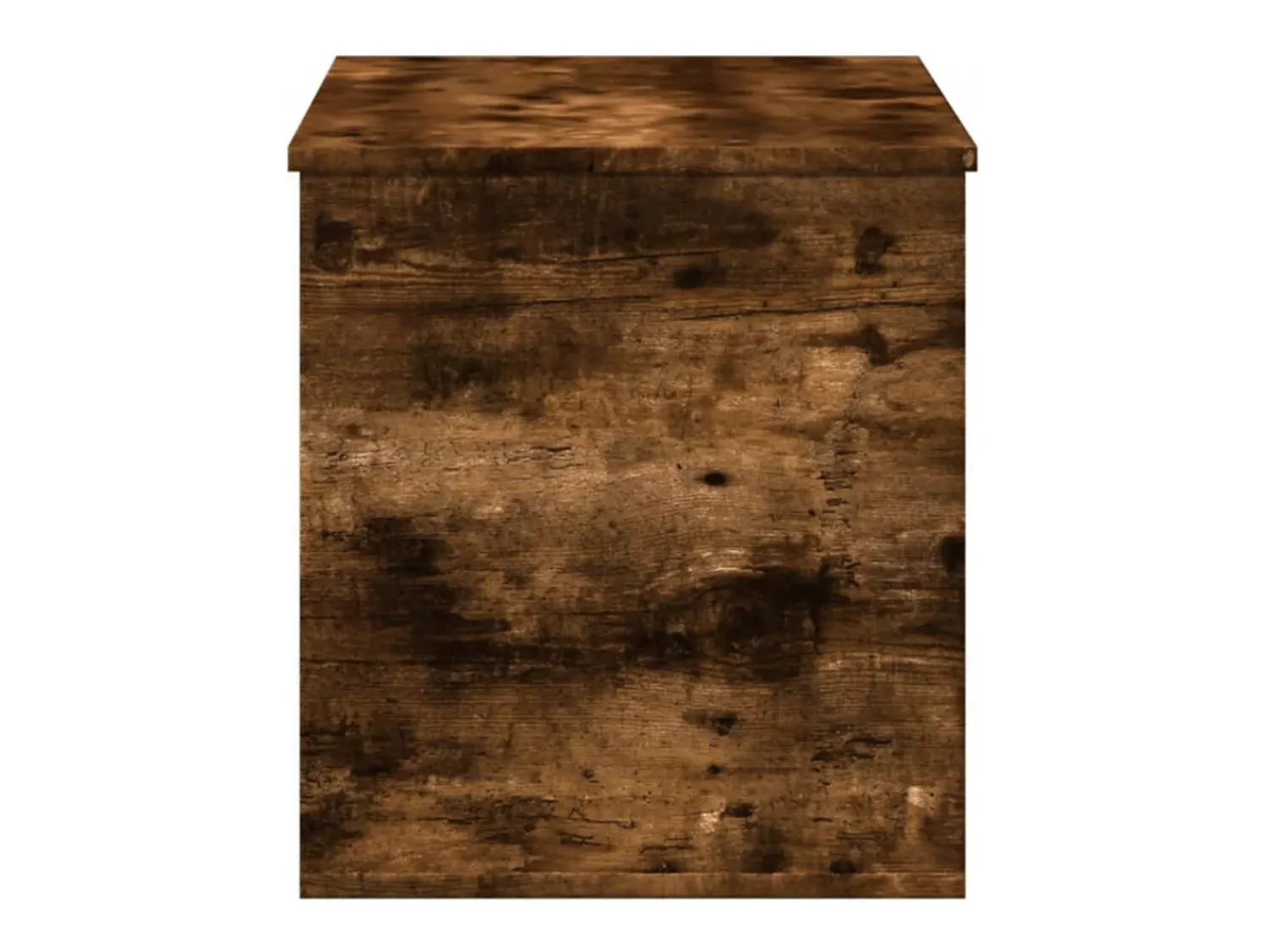 Clearance Caixa de arrumação 100x42x46 cm deriv. madeira carvalho fumado PT251608 Castanho