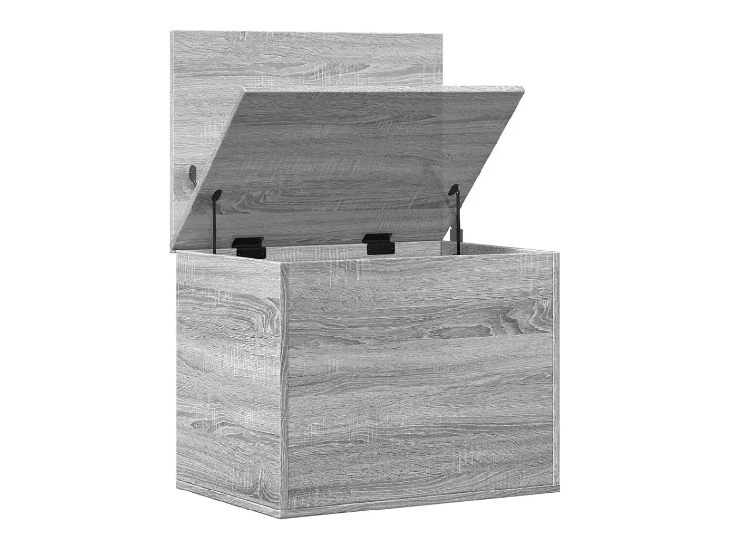 Acessórios De Arrumação|vidaxl Caixa de arrumação 60x42x46 cm derivados madeira cinza sonoma Cinzento