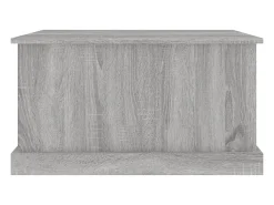 Outlet vidaxl Caixa de arrumação 70x40x38 cm derivados madeira cinza sonoma Cinzento