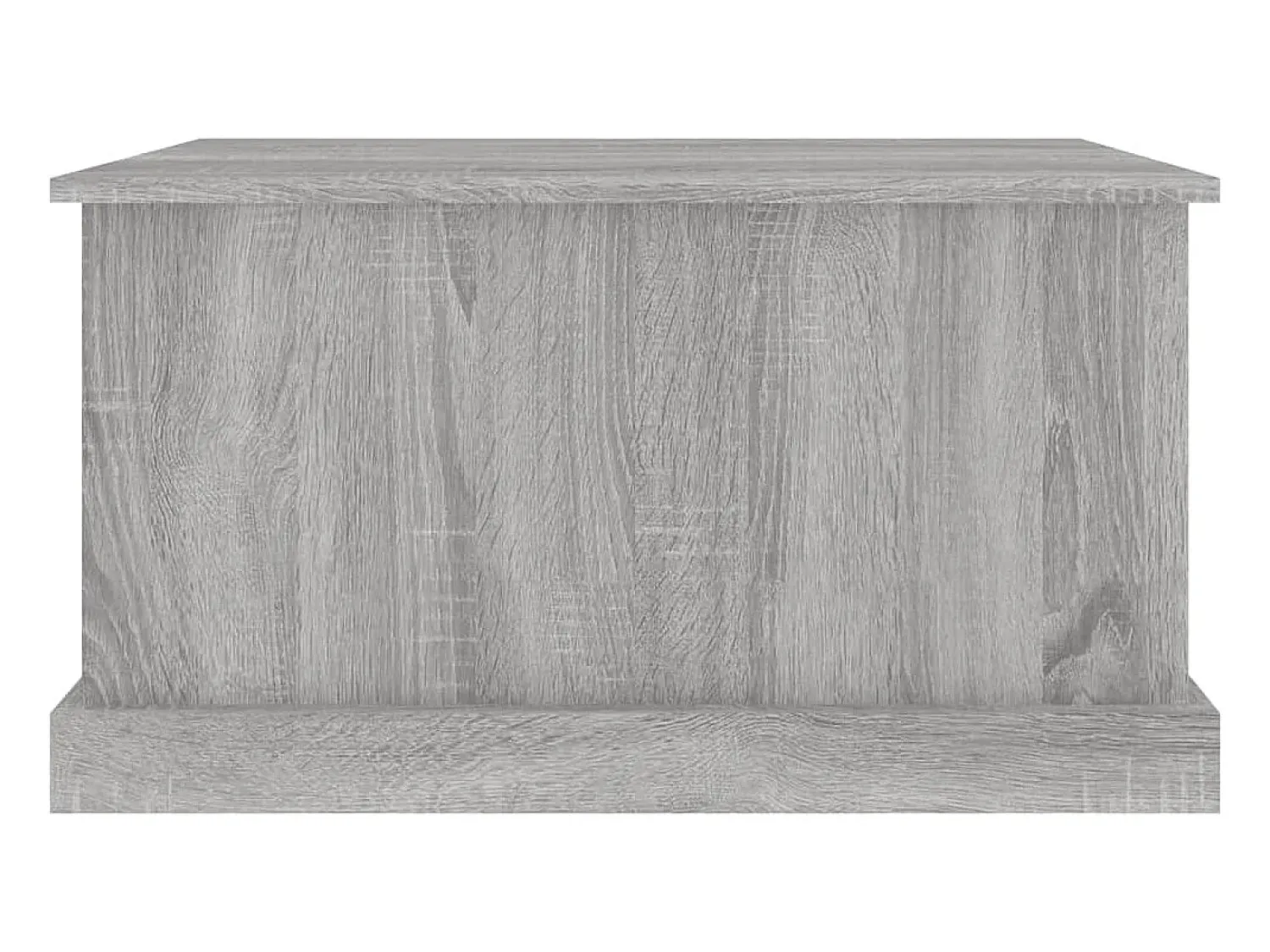 Outlet vidaxl Caixa de arrumação 70x40x38 cm derivados madeira cinza sonoma Cinzento