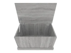 Outlet vidaxl Caixa de arrumação 70x40x38 cm derivados madeira cinza sonoma Cinzento