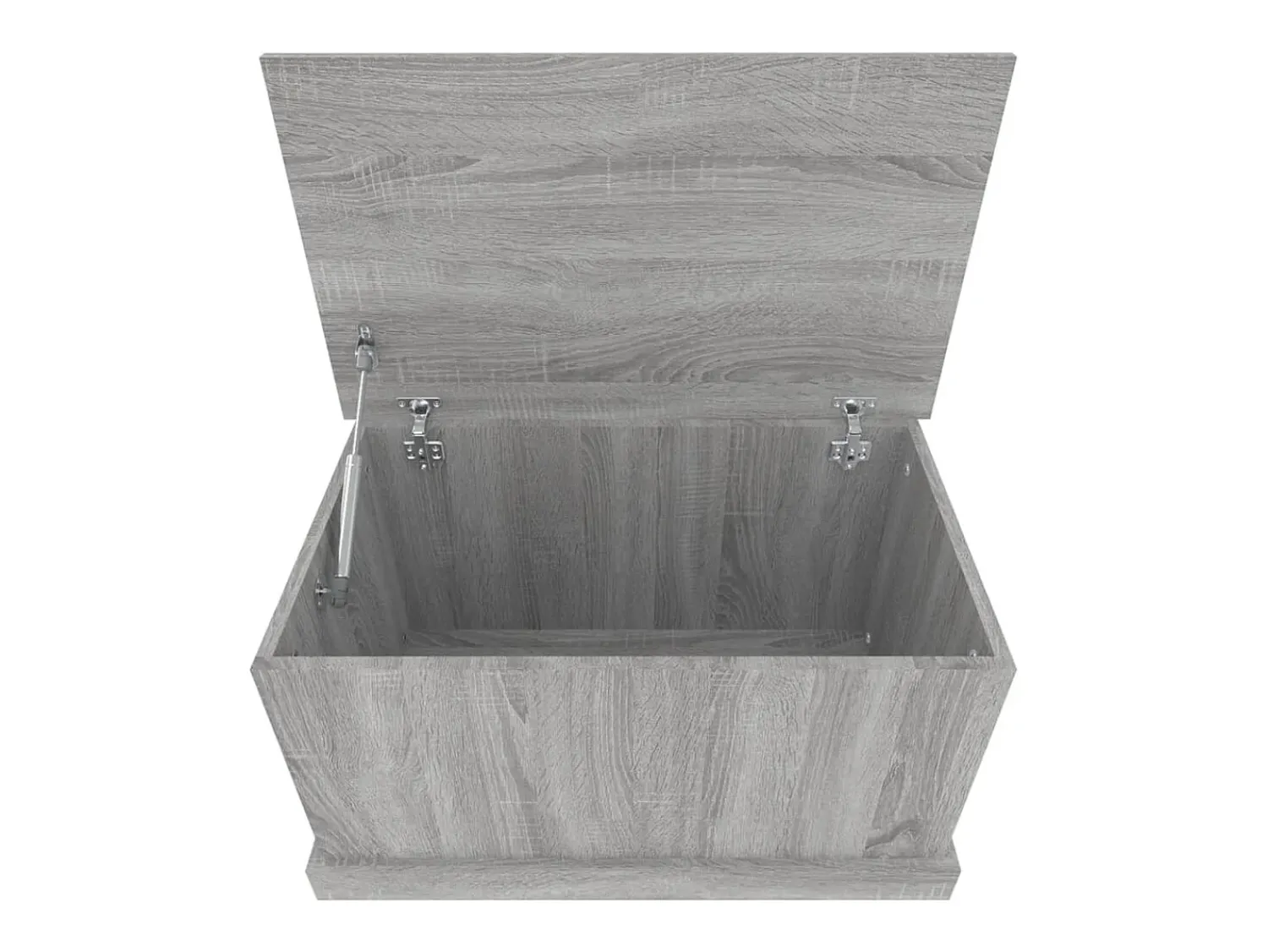Outlet vidaxl Caixa de arrumação 70x40x38 cm derivados madeira cinza sonoma Cinzento