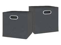 Hot Vicco Caixa dobrável antracite 30x30x30 Cinza antracite