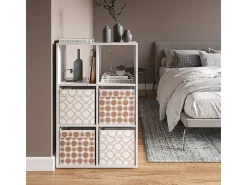 Vicco Caixa dobrável branco/ 30x30x30^ Acessórios De Arrumação