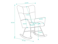 Poltrona|KOMHTOM Cama acolchoada para adulto 180 x 1426 cm, sem cabeceira, com faixa LED (monocromática), base com suspensão hidráulica, bege. Cinzento