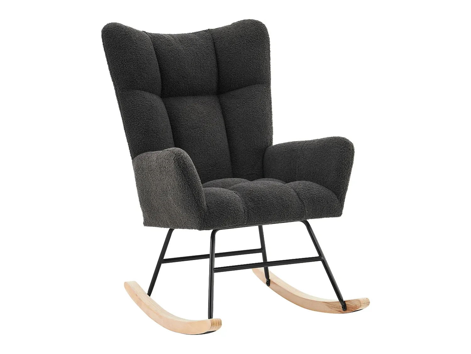 Poltrona|KOMHTOM Cama acolchoada para adulto 180 x 1426 cm, sem cabeceira, com faixa LED (monocromática), base com suspensão hidráulica, bege. Cinzento