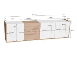 KOMHTOM Cama acolchoada para adulto 180 x 353 cm, sem cabeceira, com faixa LED (monocromática), base com suspensão hidráulica, bege.^ Móvel De Tv