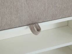 Vente-unique Cama com arrumação banco 80x200 cm tecido - LAOZIA^ Sofá