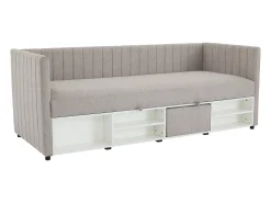 Vente-unique Cama com arrumação banco 80x200 cm tecido - LAOZIA^ Sofá