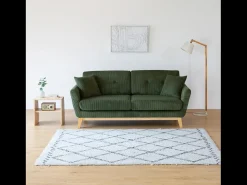 Sale Concept-Usine Cama de jardim de 2 lugares em alumínio cinza escuro Hoga Verde