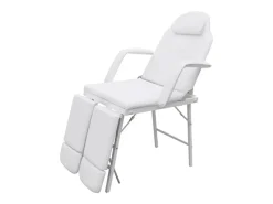 Outlet Cama facial com apoio de pernas ajustavel branca PT455893 Branco
