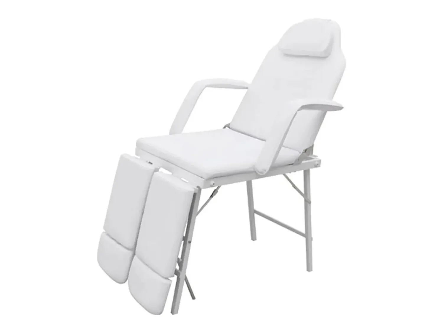 Outlet Cama facial com apoio de pernas ajustavel branca PT455893 Branco