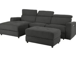 Loft24 Capena | Sofá Chaise Lounge de 3 lugares Esquerda Eléctrica^ Sofá