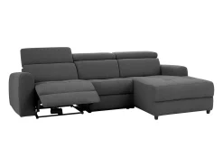 Sofá|Loft24 Capena | Sofá Chaise Lounge de 3 lugares R Cinzento