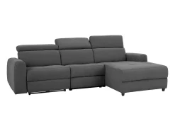 Sofá|Loft24 Capena | Sofá Chaise Lounge de 3 lugares R Cinzento