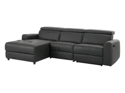 Sofá|Loft24 Capena | Sofá com chaise lounge de 3 lugares esquerdo Cinzento