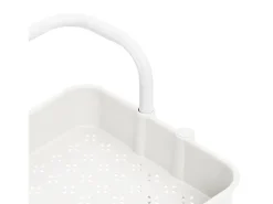 Móvel De Arrumação|vidaxl Carrinho cozinha c/ 3 prateleiras ferro/ABS 42x35x85 cm Branco