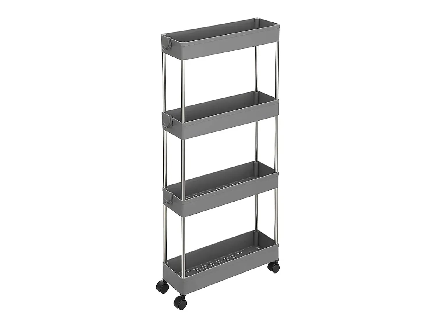 Móvel De Arrumação* Carrinho de armazenamento 40x12.5x86 cm cinza Cinzento