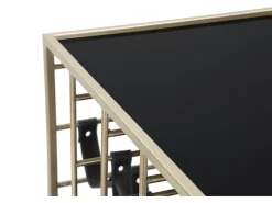 Móvel De Arrumação* CARRINHO DE CORDA CM 79X39.5X82 Preto
