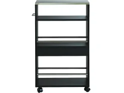 Online Carrinho de Cozinha AMBIHOME DURAN - Preto