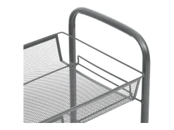 vidaxl Carrinho de cozinha c/ 5 prateleiras ferro 46x26x105cm^ Móvel De Arrumação