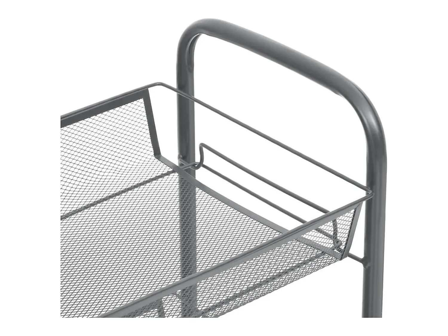 vidaxl Carrinho de cozinha c/ 5 prateleiras ferro 46x26x105cm^ Móvel De Arrumação
