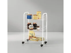 METALTEX Carrinho de cozinha com 3 cestos Siena^ Móvel De Arrumação