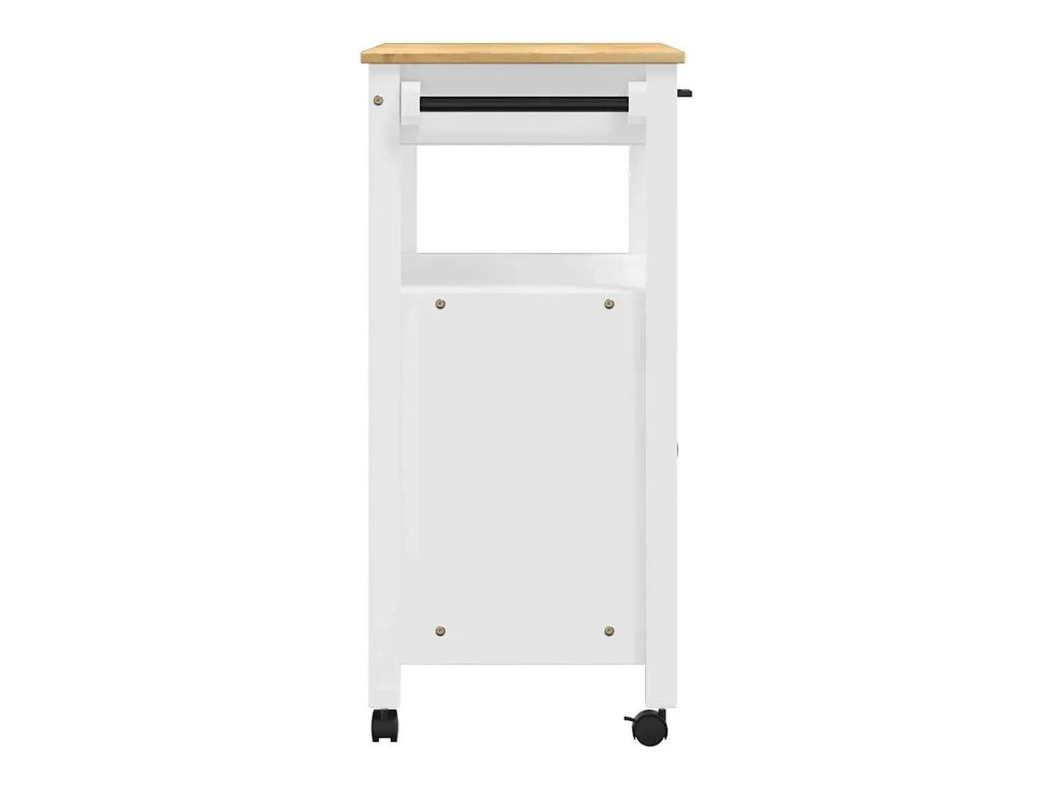 vidaxl Carrinho de cozinha MONZA 84x40x88,5 cm madeira de pinho maciça^ Móvel De Arrumação