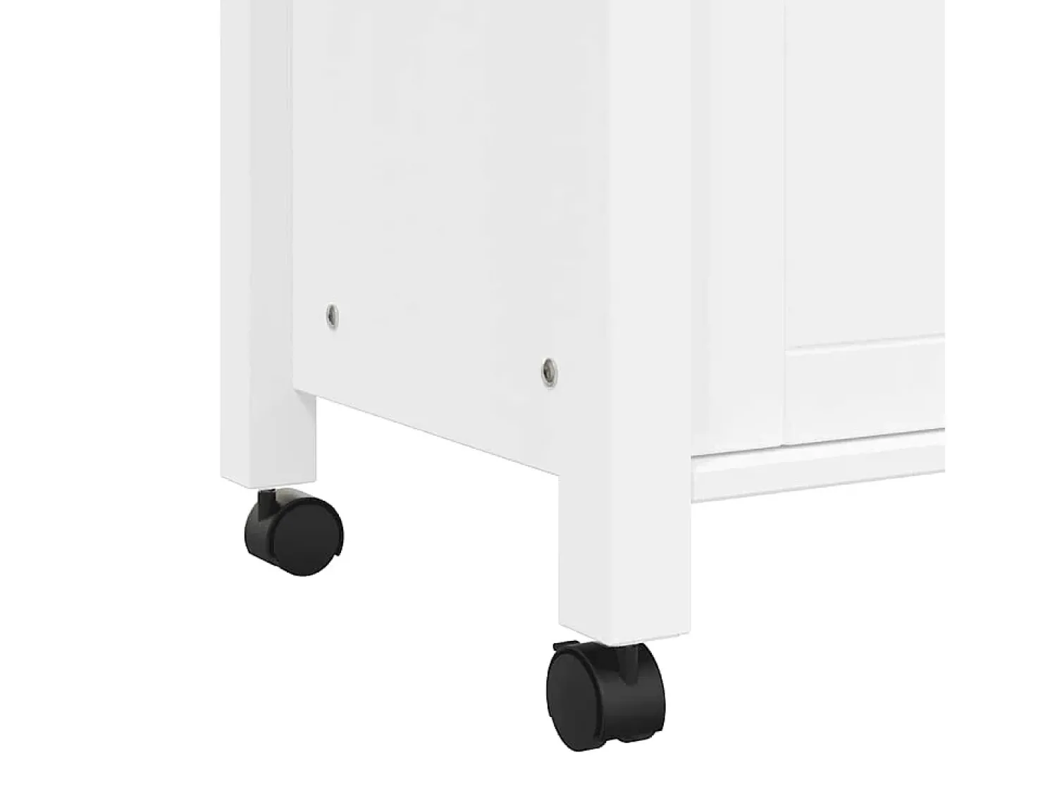 vidaxl Carrinho de cozinha MONZA 84x40x88,5 cm madeira de pinho maciça^ Móvel De Arrumação