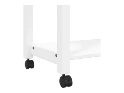 Móvel De Arrumação*vidaxl Carrinho de cozinha MONZA 84x40x88,5 cm madeira de pinho maciça Branco